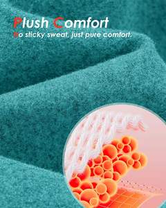 <b>Men's</b> Premium Cotton Heather Half Zip Sweatshirt Long Sleeve Golf Pullover with Cation Embroidery Casual Summer Style - Product Image 6