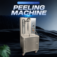 Commerciële multifunctionele schilmachine, automatische elektrische fruit- en groenteschiller voor ananas, pompoen, wintermeloen, industrieel gebruik.