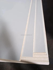 Sản xuất đồ nội thất 18mm trắng nhiều lớp 4x8 melamine phải đối mặt với ván dăm ván - Product Image 5