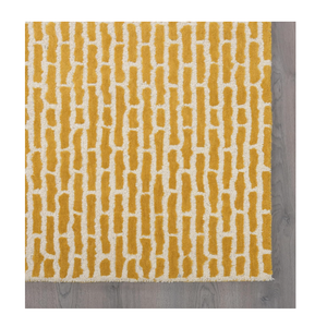 Tapis à touffes en laine de luxe fait main personnalisé multicolore ivoire avec logo personnalisé pour la prière - Product Image 2