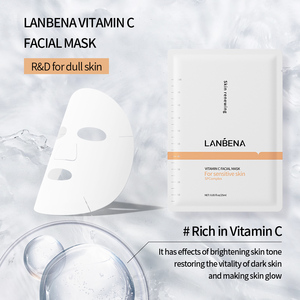 Masque facial LANBENA en gros de Guangzhou au thé vert et à l'aloe vera, masque de beauté végétalien biologique au collagène - Product Image 6