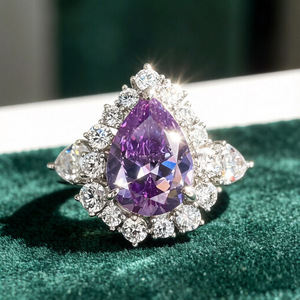 Anillo <span class=keywords><strong>de</strong></span> Plata <span class=keywords><strong>de</strong></span> Ley 925 <span class=keywords><strong>de</strong></span> Joyería Fina, Anillo <span class=keywords><strong>de</strong></span> Boda con Forma <span class=keywords><strong>de</strong></span> Huevo, Estilo Lujoso y Moderno para Mujer, Regalos para Mujer - Product Image 2
