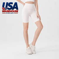 Shorts de yoga mi-longs pour femmes, violet uni, en spandex, extensibles dans quatre directions, taille élastique, respirants, séchage rapide, sans coutures, longueur genou