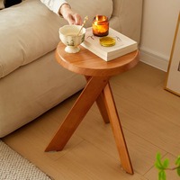 Canapé en bois massif avec petites bordures et coins, style antique, pour salon, balcon, table de chevet, table ronde, chaise mobile, tabouret