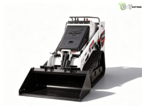 Chargeuse compacte sur chenilles Bobcat MT100 d'occasion, conforme aux normes EPA EURO 5, pour travaux de terrassement, construction et aménagement paysager.