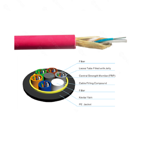 Venta de fábrica 24 36 48 72 96 Core ADSS 80m 150m 200m span Antena ASU Fibra <span class=keywords><strong>optica</strong></span> cabo precio por metro - Product Image 6