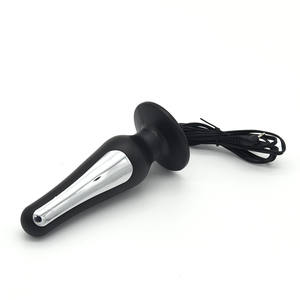 Vibrateur <span class=keywords><strong>anal</strong></span> électrique à électrochocs, <span class=keywords><strong>plug</strong></span> <span class=keywords><strong>anal</strong></span> vibrant en silicone, jouet sexuel pour femmes et hommes - Product Image 6