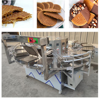 Machine automatique à gaufres et cornets de glace, gaufres belges et stroopwafels néerlandais, moteur pas à pas, haute capacité