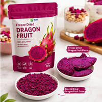 SAIYANG Gefroren Gedroogde Fruit Snack Rode Pitaya Gefroren Gedroogde Drakenvrucht Snack Gefroren Gedroogde Rode Drakenvrucht Schijfjes