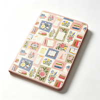 Journal de lecture personnalisé, couverture rigide, patchwork, carnet pour les amoureux des livres, format A5, journal de commentaires sur les livres