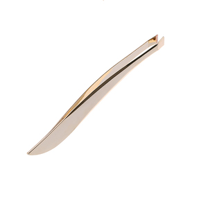 Pince à épiler inclinée pour sourcils, pour épilation au fil, avec poignée confortable - Product Image 3