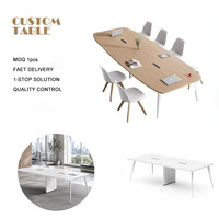 Mejore sus Reuniones con una Mesa y Sillas de Conferencia Premium que Ofrecen un Estilo Moderno y Durabilidad para la Sala de Juntas del Oficio