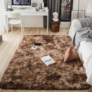 Alfombra Moderna <span class=keywords><strong>de</strong></span> Pelo Largo Súper Suave para Interiores, Alfombra Sedosa y Suave para Dormitorio, Alfombra Antideslizante para Comedor, Sala <span class=keywords><strong>de</strong></span> Estar y Habitación Infantil - Product Image 4