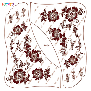 Nouveaux Motifs Tatouages Éphémères Indiens en Dentelle Étanche Pieds Henné <span class=keywords><strong>Mandala</strong></span> Fleur Marron Rouge Cou-de-Pied Fournitures de <span class=keywords><strong>Tatouage</strong></span> par Transfert d'Eau - Product Image 6