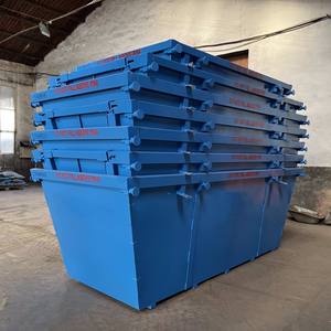 صناديق قفز مستعملة خارجية مع رافعة شوكية ، مواد رافعة شوكية ، صندوق قمامة معدني ، رافعة شوكية ، صناديق قفز - Product Image 6