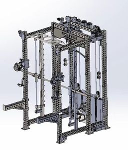 Máquina de Gimnasio Multifuncional con Soporte para Sentadillas Smith, Equipo Comercial OEM ODM para Fisicoculturismo - Product Image 6