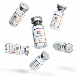 Research Use Custom Logo Self Adhesive Bottle <b>Labels</b> Suitable for Peptide Specimen Xilin Vial Batch Classification - Product Image 2