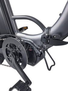 Bicicleta eléctrica plegable Queene de 20 pulgadas con neumáticos gruesos y motor central - Product Image 3