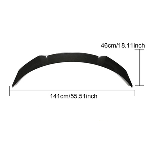 Becquet de coffre arrière en Fiber de carbone, accessoire pour coffre de voiture, compatible avec les <span class=keywords><strong>Tesla</strong></span> Model Y Sport <span class=keywords><strong>utilitaire</strong></span> 4 portes 2019 — 2021 - Product Image 6