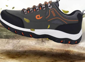 Chaussures décontractées tendance pour hommes, imperméables, antidérapantes, légères, pour la randonnée en plein air au printemps, en été et en hiver, avec doublure en mesh et semelle en caoutchouc - Product Image 5
