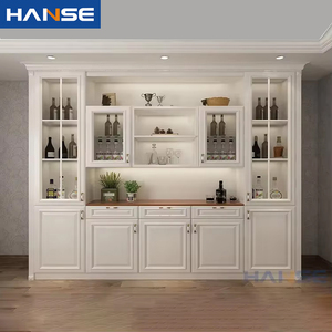 Factory Price Modern Living Room Dining Room White Wood Panel <strong>Sideboard</strong> <strong>Cabinet</strong> Design for Hotel &amp; <strong>Kitchen</strong> Use - Product Image 1