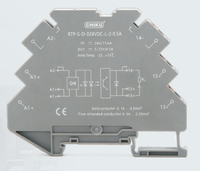 Relais de signalisation de type bornier CHIKU série RTP-S, montage sur rail DIN étroit de 6,2 mm, relais d'interface PLC pour armoire de commande
