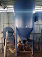 Cuve de mélange d'aliments Longmiao avec moteur et roulement, capacité de 500 kg/h, mélangeur pour ensilage, foin et céréales, surveillance à distance