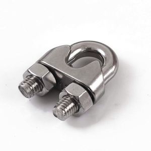 Attache en U en acier inoxydable 304 pour câble métallique, pince de fixation pour câble - Product Image 3