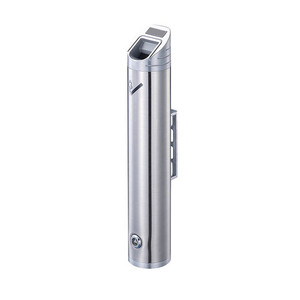 High Quality Stainless steel ashtray trash can mounting on the wall sliver color cigaret bin
