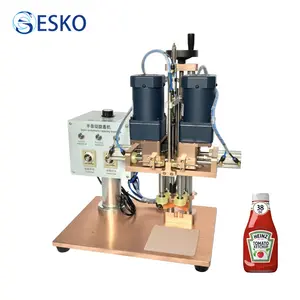 ESKO 2 Years Warranty Capper Flip Top Cap Pump Sprayer Closing Semi Automatic Screw Capping Machine