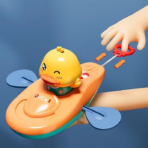 Juguete de baño y playa de animales de dibujos animados Zhiqu, pez de cuerda de plástico con mecanismo de reloj para bebés y niños, hecho en Guangdong - Product Image 6