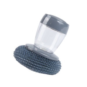 <span class=keywords><strong>Brosse</strong></span> domestique avec distributeur de savon, petite éponge, Pot, palmier, lavage de la cuisine, nettoyage de la vaisselle, 1 pièce - Product Image 2