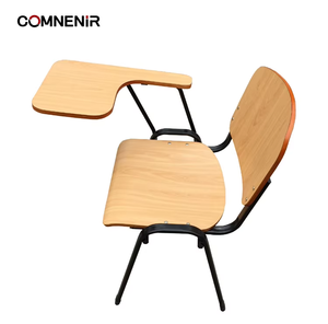 Sgabello Elettrico con Seduta in Legno e Base in Acciaio a Quattro Gambe per Sale Riunioni e Formazione - Product Image 5