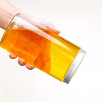Chili sauce piquante peut bouteilles d'étanchéité pot de miel clair vide hermétique confiture cuisine stockage alimentaire verre mariné pot