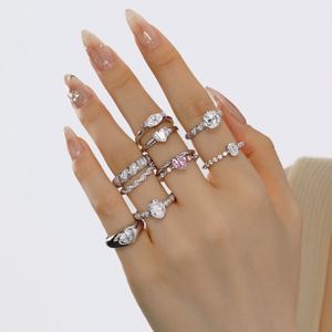 Dylam High Jewellery 925 Sterling <b>Silver</b> Fade Free Non Toxic Rhodium Plated Eternity Band <b>Emerald</b> Cut 5A Cubic Zircon Women <b>Ring</b> - Product Image 2