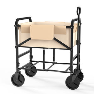 Çok fonksiyonlu katlanabilir Pet banyo vagon yönlü katlanabilir tekerlekli alışveriş sepeti plaj kamp spor köpekler kediler için - Product Image 3