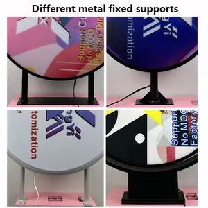 360 ° กล่องไฟกลมหมุนได้สองด้านคุณภาพสูงสำหรับโฆษณาข้างถนน - Product Image 5