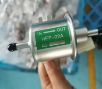 Tekanan tinggi Inline HEP-02A12V 24V pompa bahan bakar elektrik mobil untuk bahan bakar pneumatik diafragma pompa