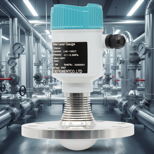 Transmisor de nivel de radar MODBUS RS485 con conexión de brida 80GHz con dos cables 4-20MA + HART - Product Image 1