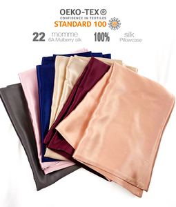 Mulberry Silk <strong>Pillow</strong> <strong>Case</strong> 22/25/30 mm Charmeuse Silk Pillowcase <strong>Red</strong> pink Silk Pillowcase - Product Image 4