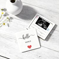 Anuncio de Embarazo para Abuela y Abuelos, Caja Sorpresa con Marcos para Fotos de Ultrasonido, Anuncio de la Próxima Llegada del Bebé