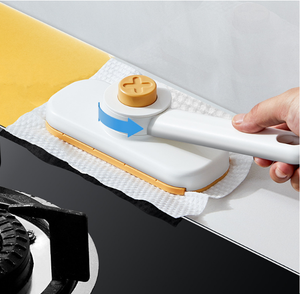 Mopa Giratoria de Cocina con Paño de Limpieza Reemplazable, Cepillo de Limpieza, Paño de Lavado, Toallas Faciales, Cepillos de Limpieza - Product Image 5