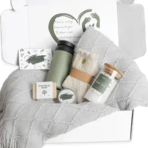 Relaxing Inspirational Gifts for Women, Sympathy Gift Basket, Encouragement Gift