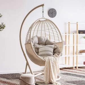 2024 moderne maison PE rotin chaise à bascule transfrontalier Net rouge suspendu panier meubles balançoire balcon <span class=keywords><strong>nid</strong></span> d'oiseau paresseux <span class=keywords><strong>adulte</strong></span> - Product Image 1