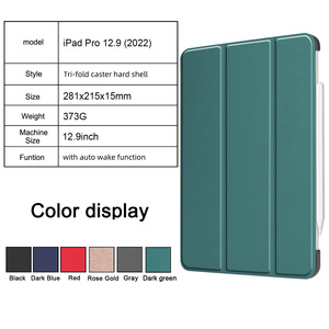 Funda con Soporte Tríptico para iPad Pro 12.9 Pulgadas <span class=keywords><strong>2022</strong></span> con Activación/Desactivación Automática Instantánea para Mayor Duración de la Batería y Uso Diario - Product Image 6