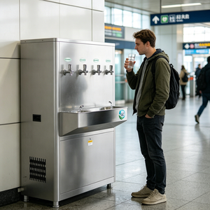Distributeur d'eau chaude et froide commercial à chargement par le bas en acier inoxydable 304 pour usage domestique, campus, école, hôpital – Instantané - Product Image 3