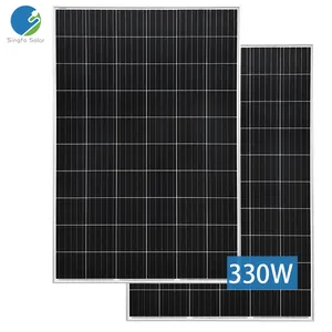 中国制造太阳能电池板光伏组件330瓦聚太阳能电池板能源系统套件10年保修