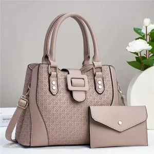 Ensemble deux pièces rétro élégant <span class=keywords><strong>pour</strong></span> femme, sacs messager polyvalents en PU et polyester durables, nouveauté tendance <span class=keywords><strong>pour</strong></span> mamans d'âge mûr - Product Image 5
