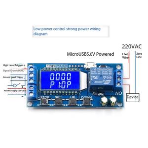 Módulo de Temporización de Relé XY-LJ02, Función de Retardo de Encendido y Apagado, Circuito de Relé con Temporizador Ajustable - Product Image 2