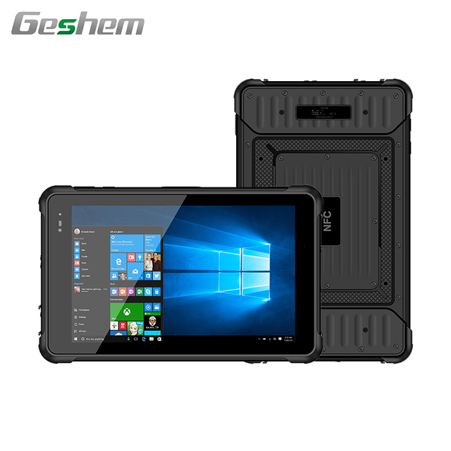 Hot Sell 8 Inch Win10 OS Industrial Waterproof RS232 Lan sunlight Readable 1000nits LCD Rugged Tablet PC Intel Processor 4GB RAM